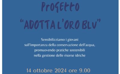 “Adotta l’oro blu”