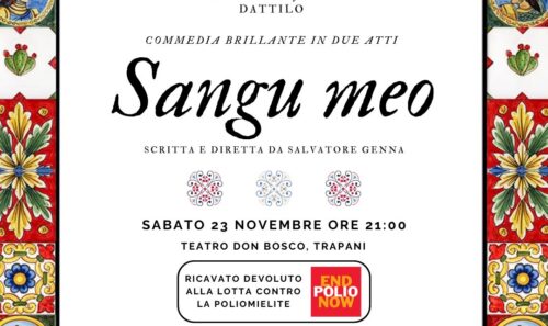 Sabato 23 Novembre con la compagnia teatrale “artisti pi jocu” di Dattilo con “Sangu meo”